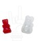 2 Inch UV Safe Gummy Bear Transparent Silicone Mold for Epoxy or UV Resin Art